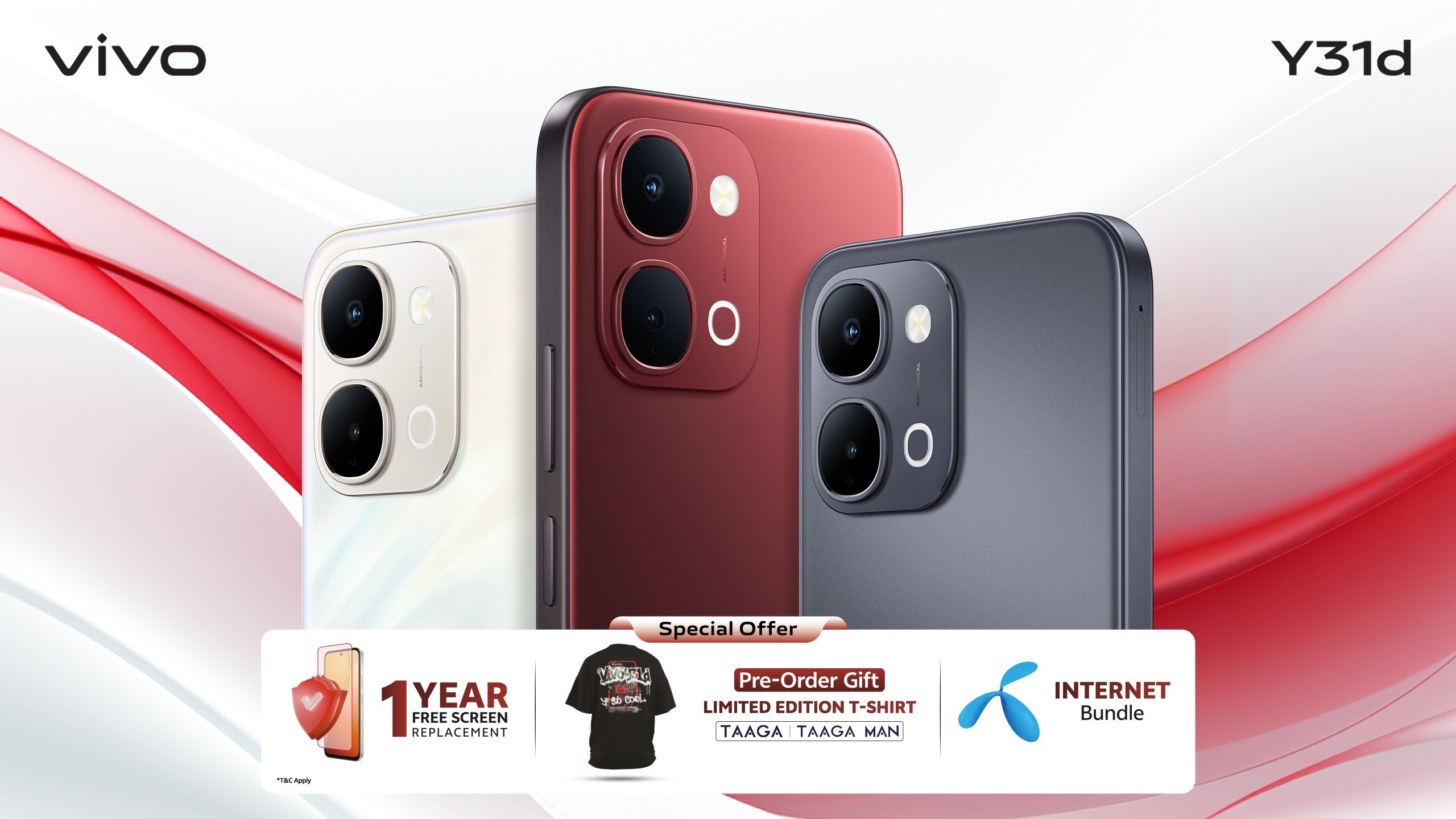 লঞ্চ হলো ফেস্টিভ রেডের ভিভো ওয়াই৩১ডি - উৎসবের সেরা উপহার